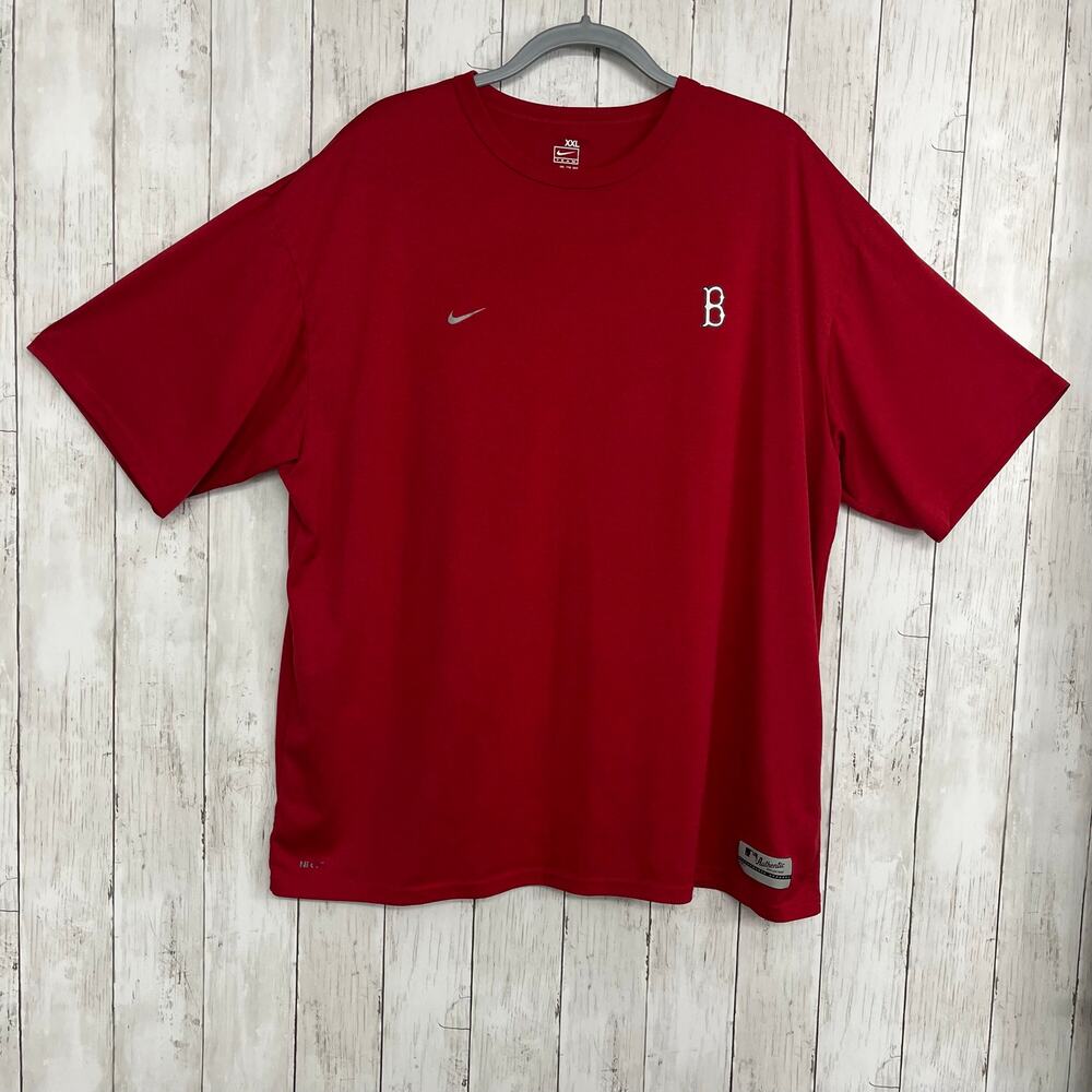 Nike Boston Red Sox Red Dri-FIT Performance T-Shirt Men's Size XXL MLB Baseball